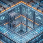 Mekanik ve elektrik projelerinde enerji verimliliği ve teknik altyapı tasarımı şeması.