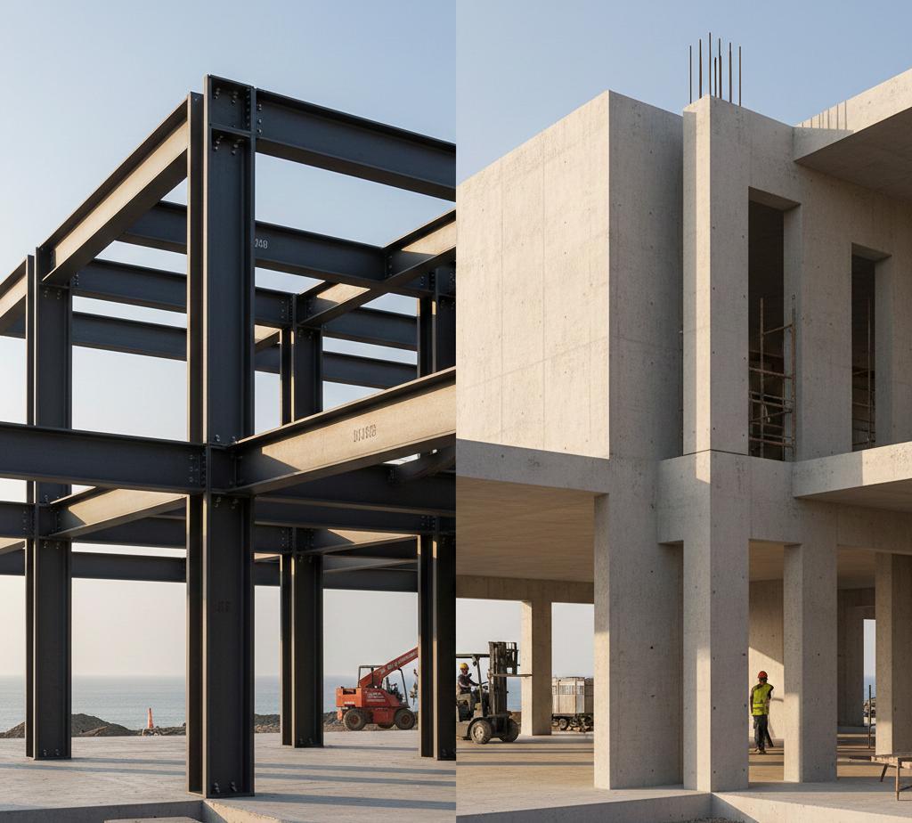 Müstakil villa yapımında çelik ve betonarme kıyaslaması