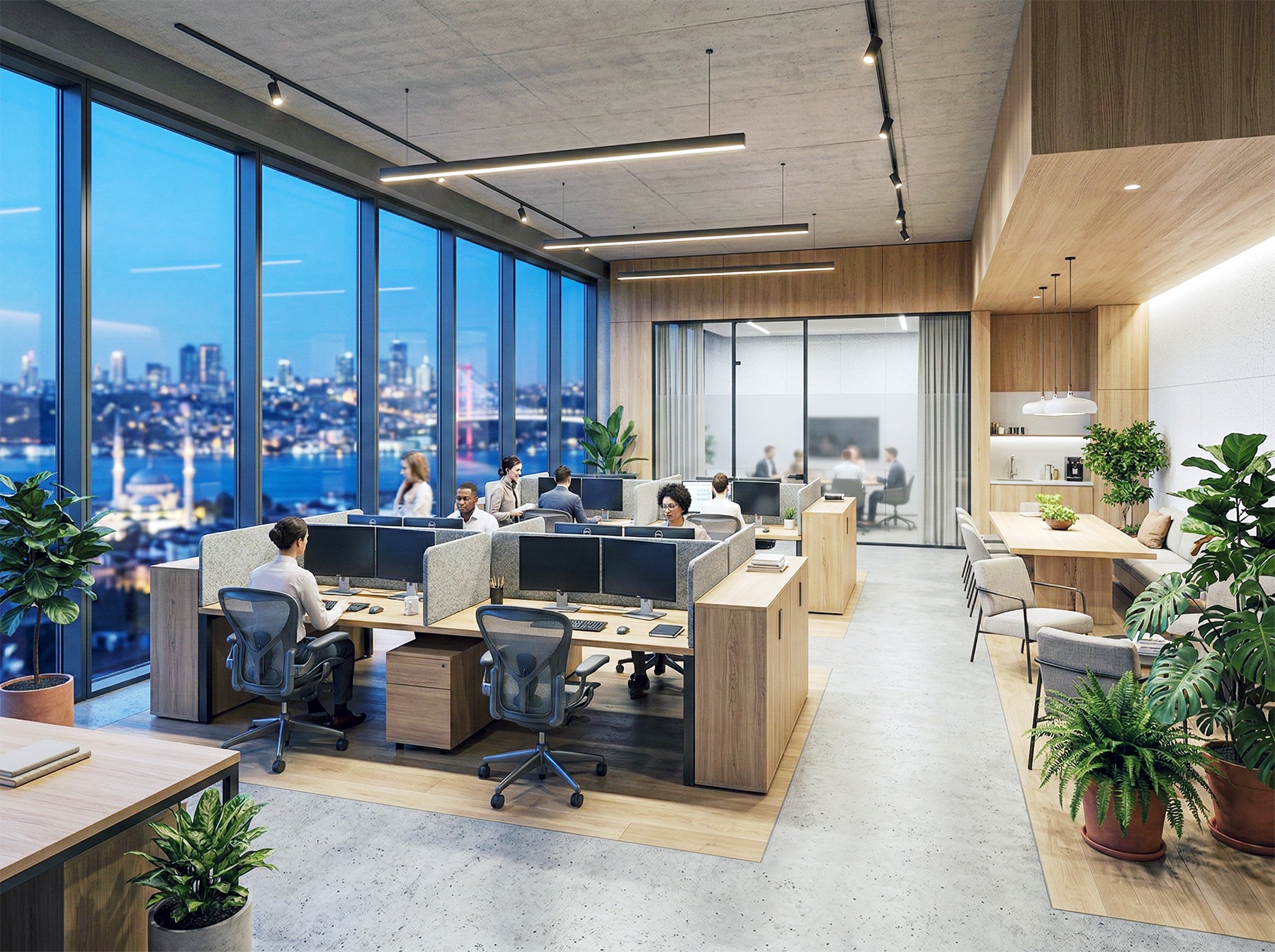 Geleneksel Ofislerden Verimli Hibrit Çalışma Alanlarına Geçiş Süreci